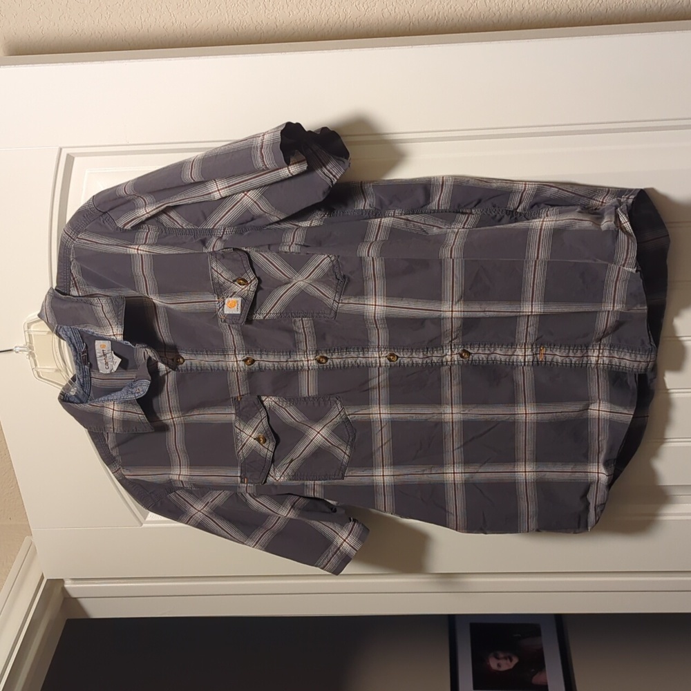 EUC Men's Carhartt button up shirt XL